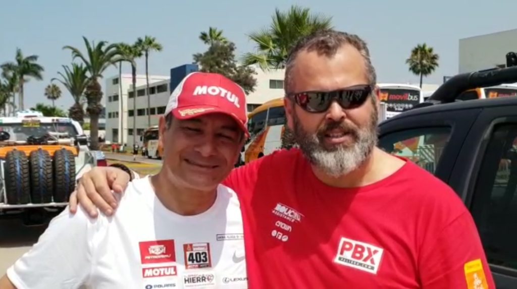anibal Aliaga-Juan López-PBX Dakar Team